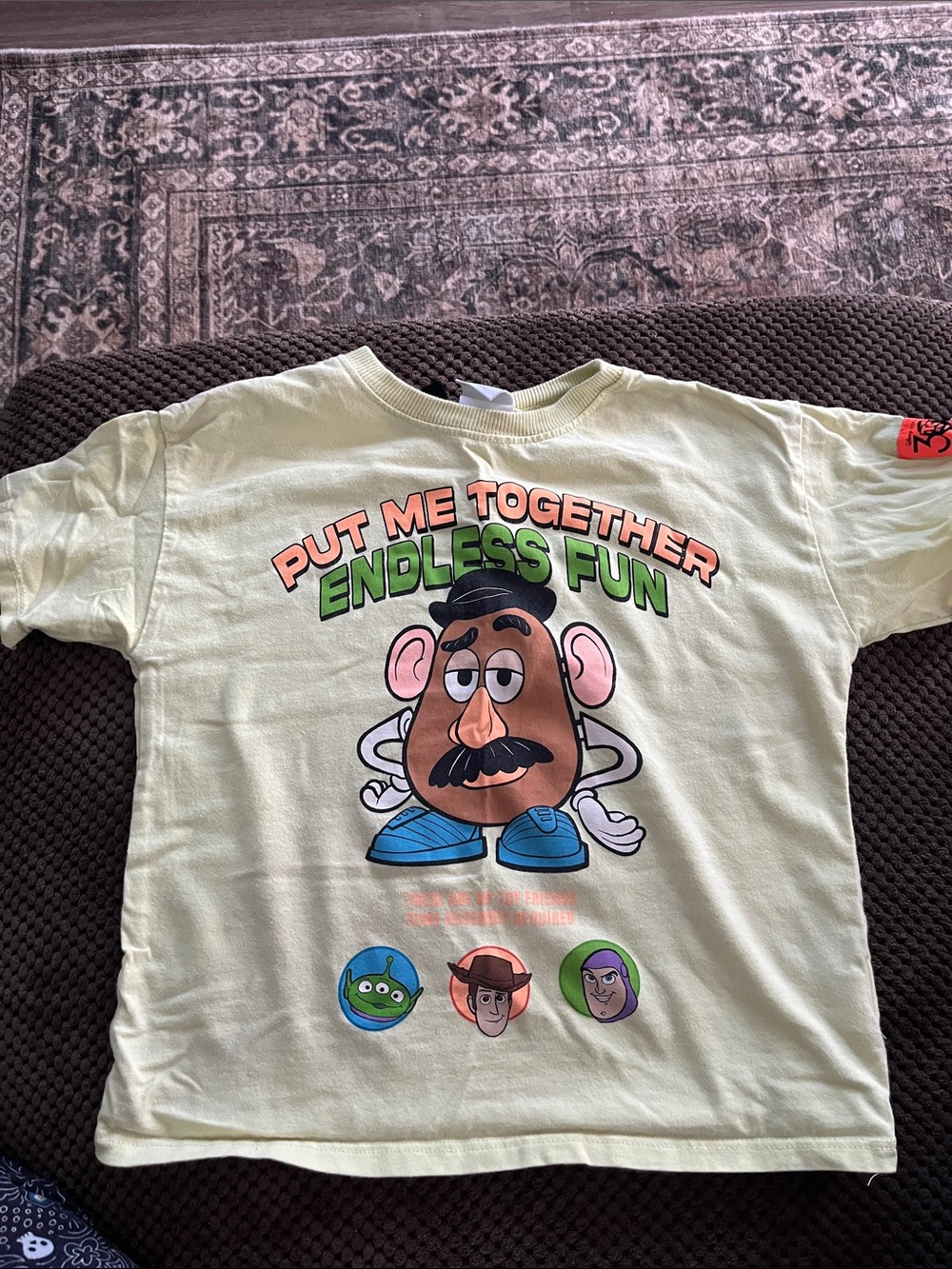 Zara kidsPut Me Together Endless Fun Mr. Potato Head Kids T‑Shirt - Light Yellow